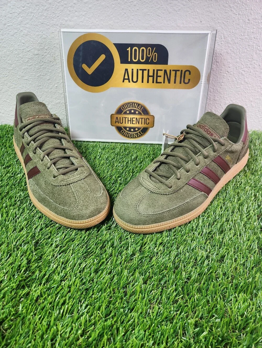 NEW Adidas Handball Spezial Olive Brown - Size 12 Men's